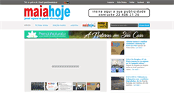 Desktop Screenshot of maiahoje.pt